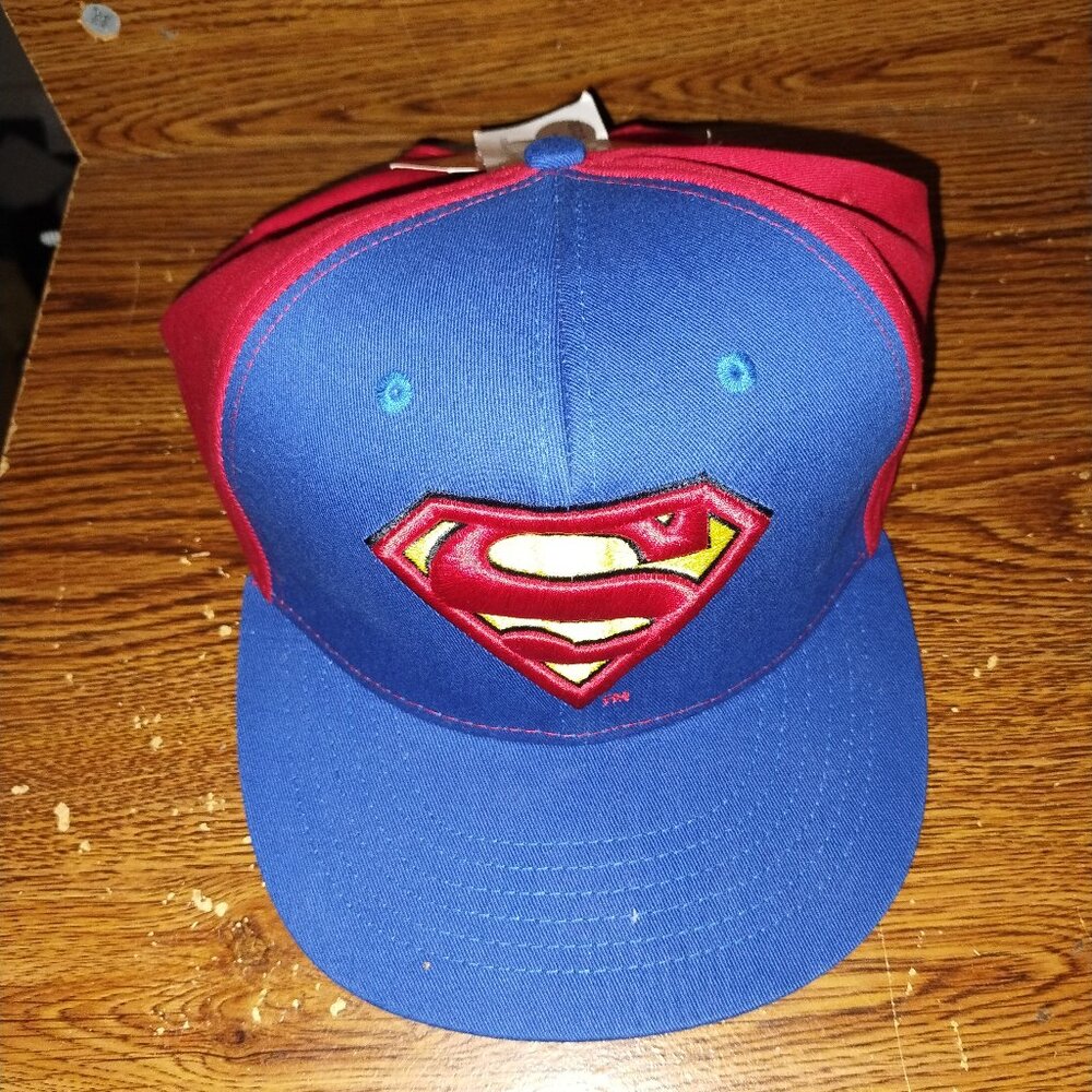 Superman Baseball adjustable Hat Red